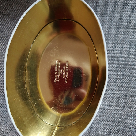 Vintage Daher Decorated Tin Easter Oval Container - Picture 7 of 8